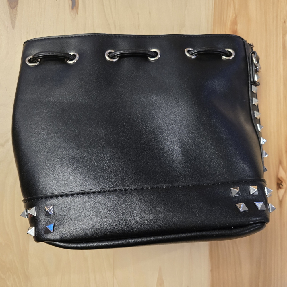 Foxblood Studded Bucket Bag - Picture 2 of 5